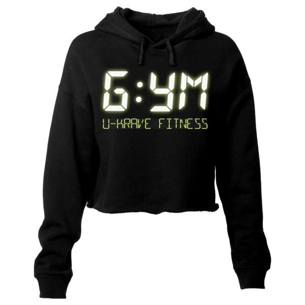GYM TIME - WOMEN'S CROP HOODIE - $DWSAU1$ Thumbnail