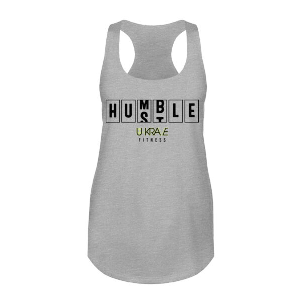 HUMBLE HUSTLE - WOMEN'S FITTED TANK TOP - $81CV7H$ Thumbnail