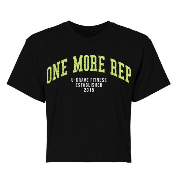 ONE MORE REP - WOMEN'S CROP T-SHIRT - $U4QAXR$ Thumbnail