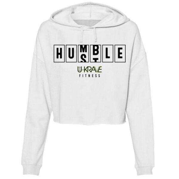 HUMBLE HUSTLE - WOMEN'S CROP HOODIE - $U5MSGX$ Thumbnail
