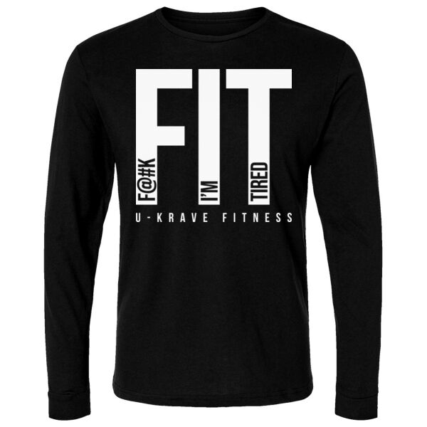 FIT I'M TIRED - LONG SLEEVE T-SHIRT - $9E7FR3$ Thumbnail