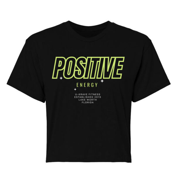 POSITIVE ENERGY - WOMEN'S CROP T-SHIRT Thumbnail
